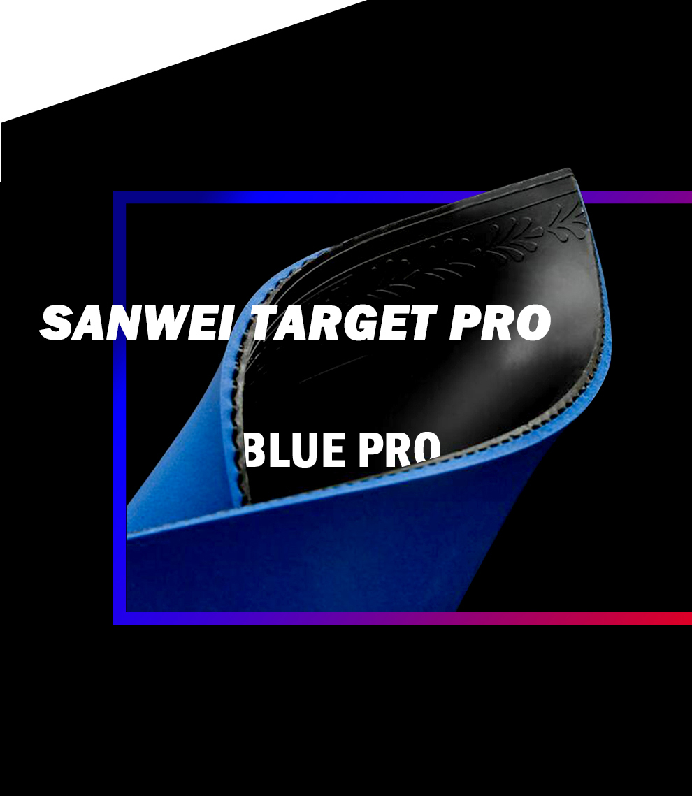 SANWEI Blue Target Blue Sponge Table Tennis rubber