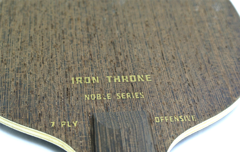 XVT IRON THRONE 7 (nostalgic) Wenge 7 ply Wood Table Tennis padd - Click Image to Close