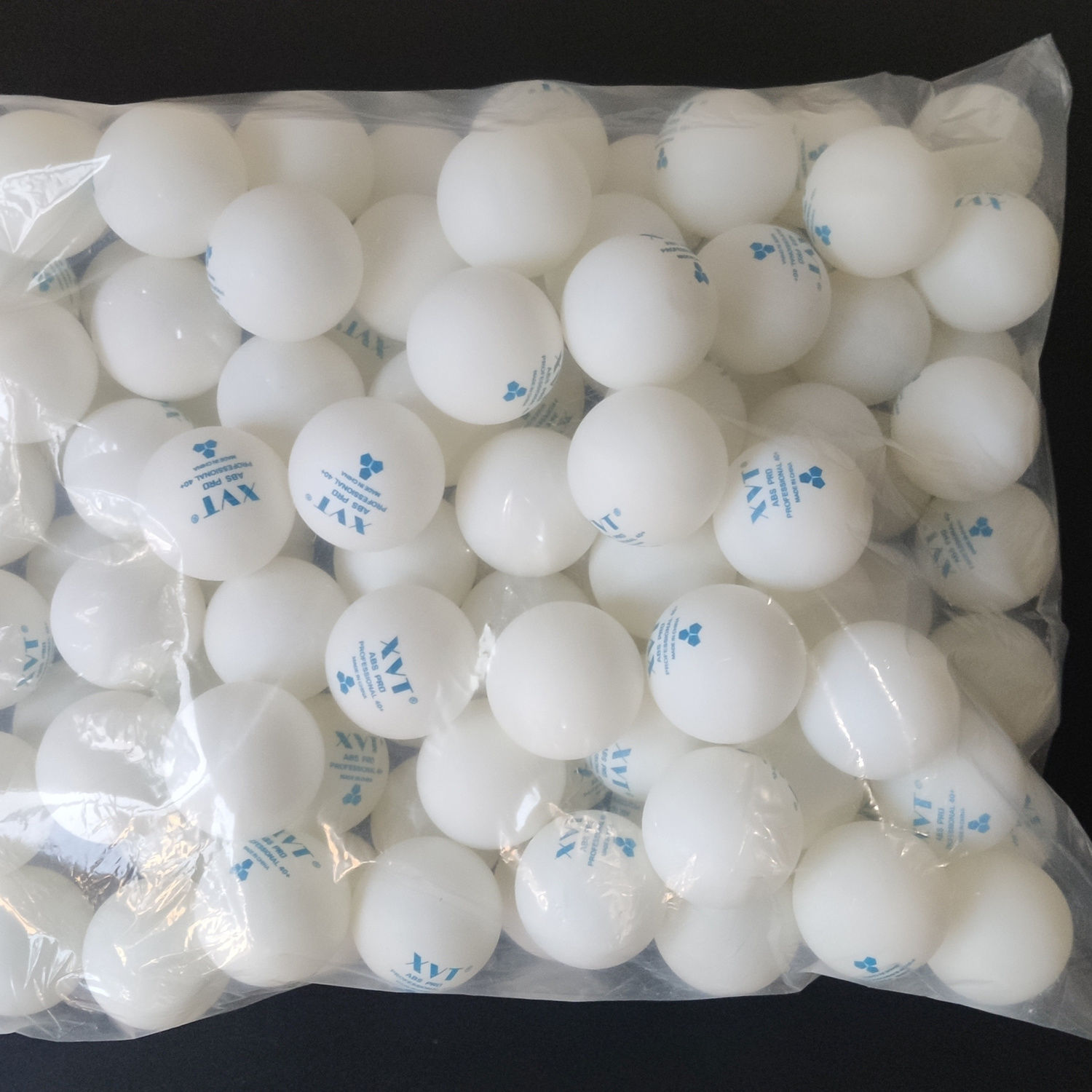 XVT 3 STAR Seamed ABS PRO 40+ Training BALL 100pcs/bag - Click Image to Close